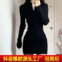 新款爆款秋冬修身黑裙
