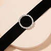 Necklace, choker, black chain for key bag , 2022, Korean style, European style, wholesale