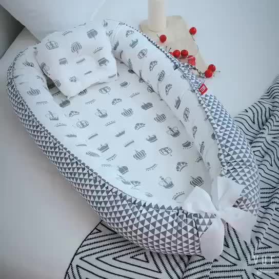 Cross-Border Crib Removable and Washable Portable Removable Bed-In-Bed Bionic Baby Nest Crib