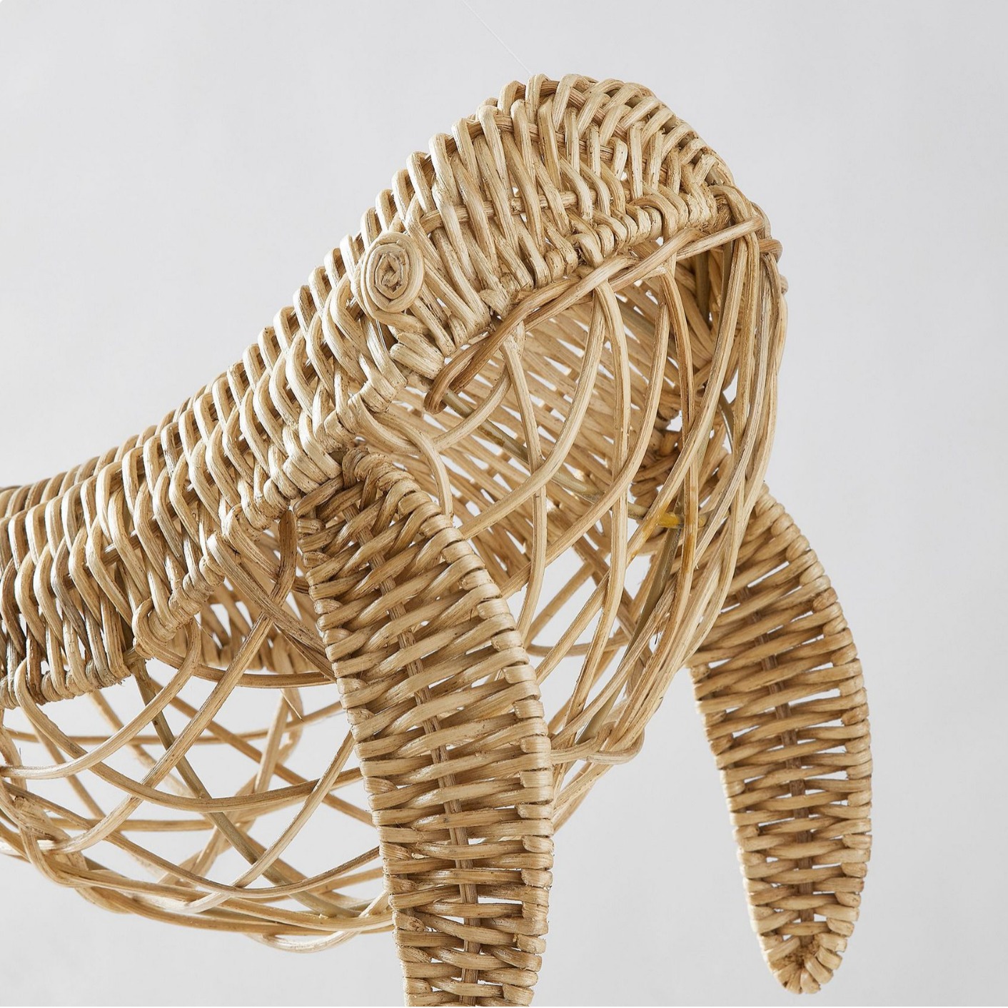 Hecho a mano ratán ballena decoración de la habitación de los niños props estudio tiro props decoración del hogar tejido adornos colgantes