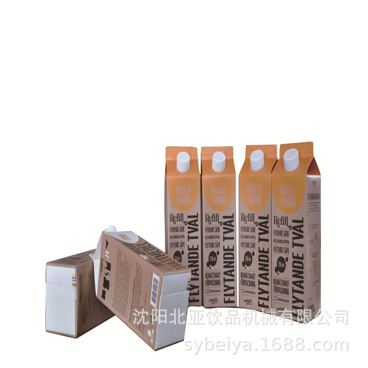 全自动屋顶盒灌装机液体灌装设备沈阳北亚