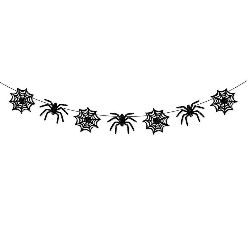 Europa y América nueva decoración de fiesta de Halloween tirar banderas murciélagos arañas tirar flores fiesta de cumpleaños decoración tirar banderas