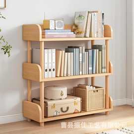 家用简易书架家用储物架子置物架落地客厅多层收纳架子展示架