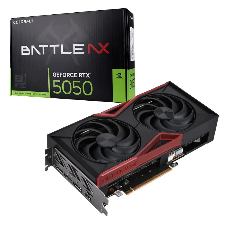Графическая карта для настольного ПК GeForce RTX 5050 DUO 8GB e-sports, дискретная видеокарта для игр