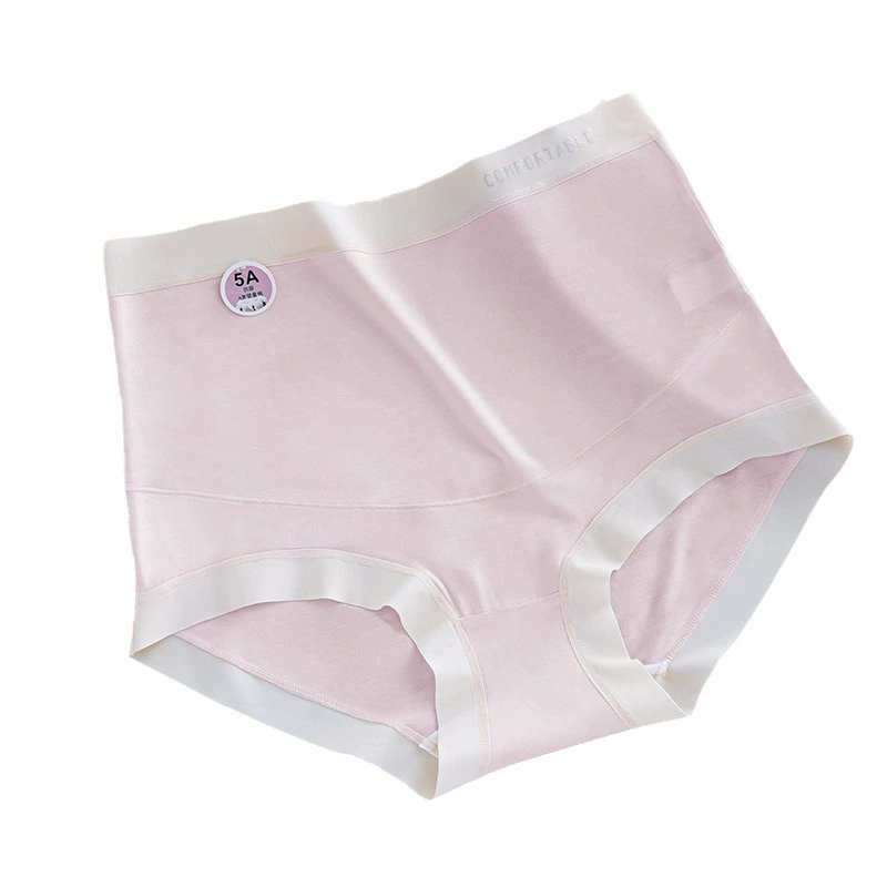 Pants, cotton antibacterial trousers with belly support, high waist