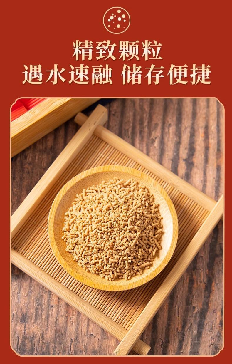 Brown Sugar Ginger Tea (Zingiber officinale) — Instant Granule Sachets for Warming Daily Comfort in use