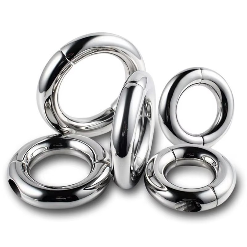 Metal Scrotum Weight Ring, 50mm Inner Diameter Zinc Alloy, Non-Vibrating — detail image 5