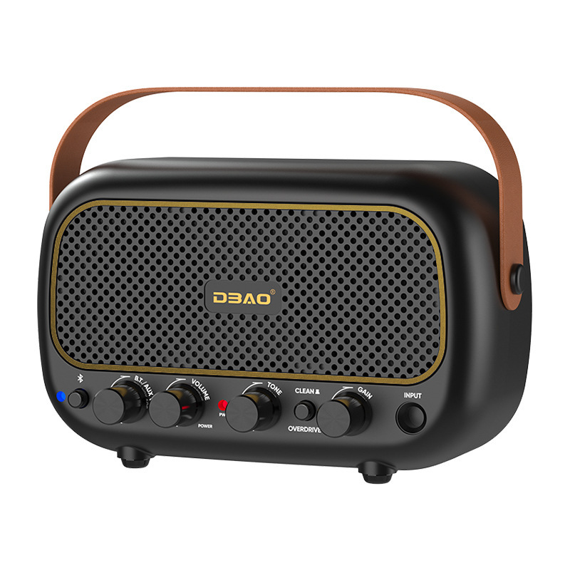DBAOエレキギタースピーカーMY-01ミニ携帯bluetooth充電民謡木ギター屋外専用小音響|undefined