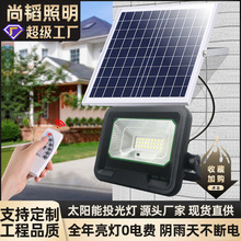 2026新款太阳能投光灯高端防水LED户外庭院分体投光灯