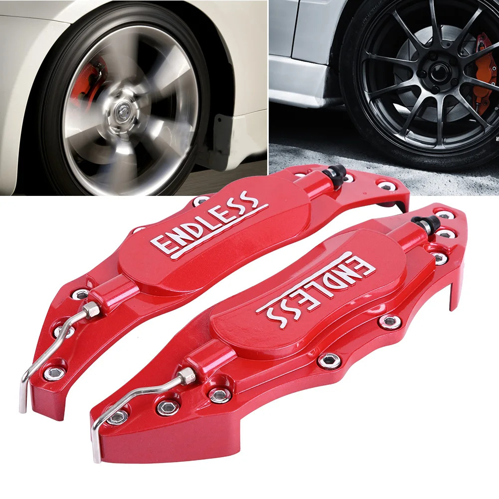 Universal brake caliper cover modification parts for cars, aluminum alloy painted car accessories, caliper cover wholesale