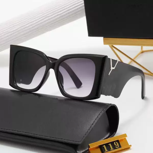 2025 New Model 119 Sunglasses for Women, Stylish and Slimming Cat-Eye High-End Sunglasses, Same Style as Worn by Celebrities