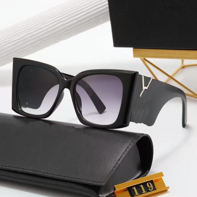2025 New Model 119 Sunglasses for Women, Stylish and Slimming Cat-Eye High-End Sunglasses, Same Style as Worn by Celebrities
