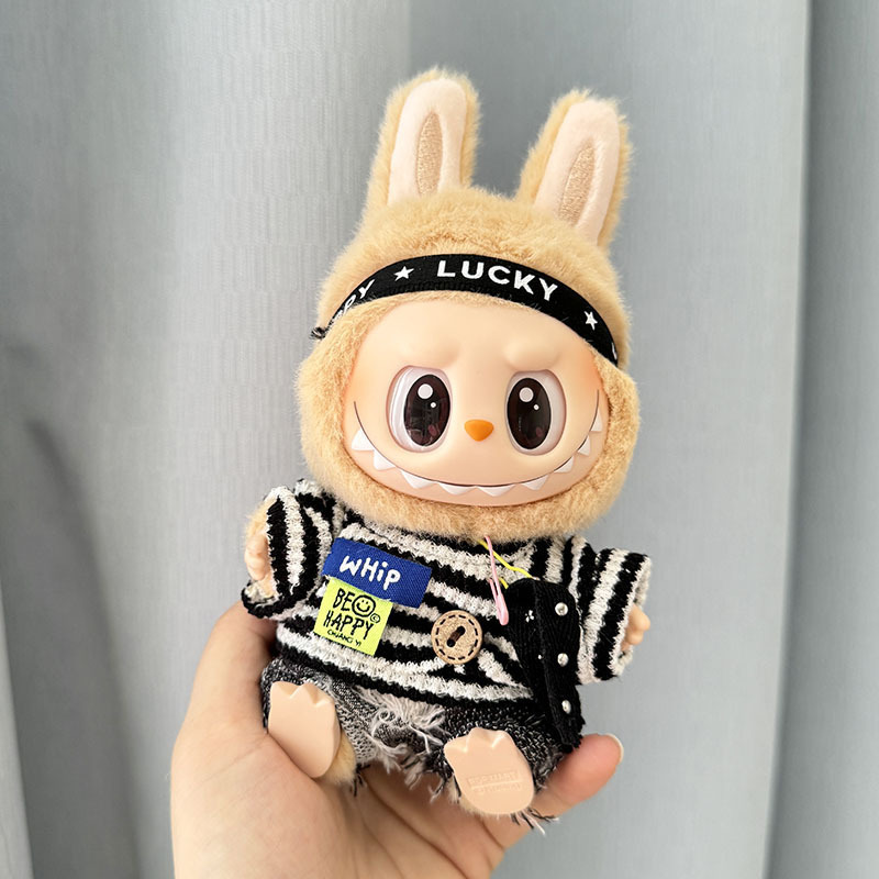 服のみ】第二世代ブラインドボックス ラブブ服 エポキシ樹脂製顔飾り ラブブ シットシットパーティーシリーズ ベビー服 可愛い|undefined