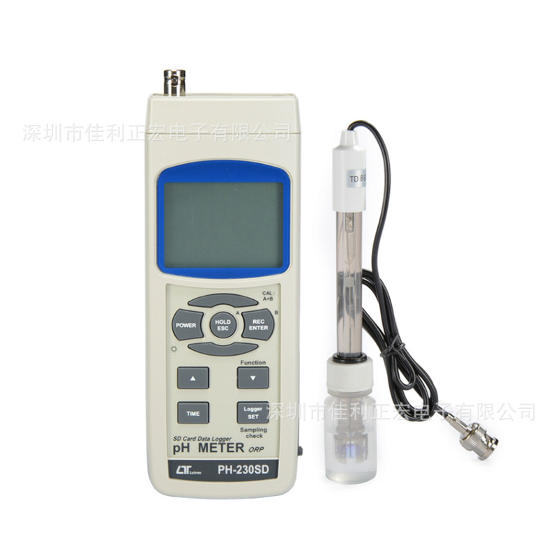 路昌PH-230SD酸碱温度测试仪记忆式PH计数字酸碱度计