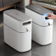 Italian Coco Trash Can Household Toilet Toilet 2023 New Style Kitchen Large Capacity with Lid Slit Living Room Light Luxury