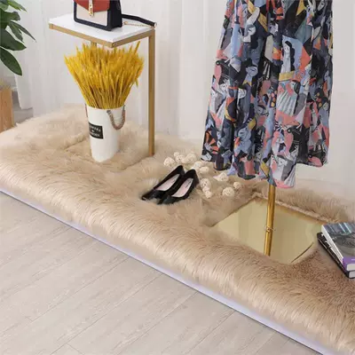 Wool pad — Computer Desk, Wool Mat, Kang Mat - customized-contact-customer-service-khaki-long-pile-extra-thick
