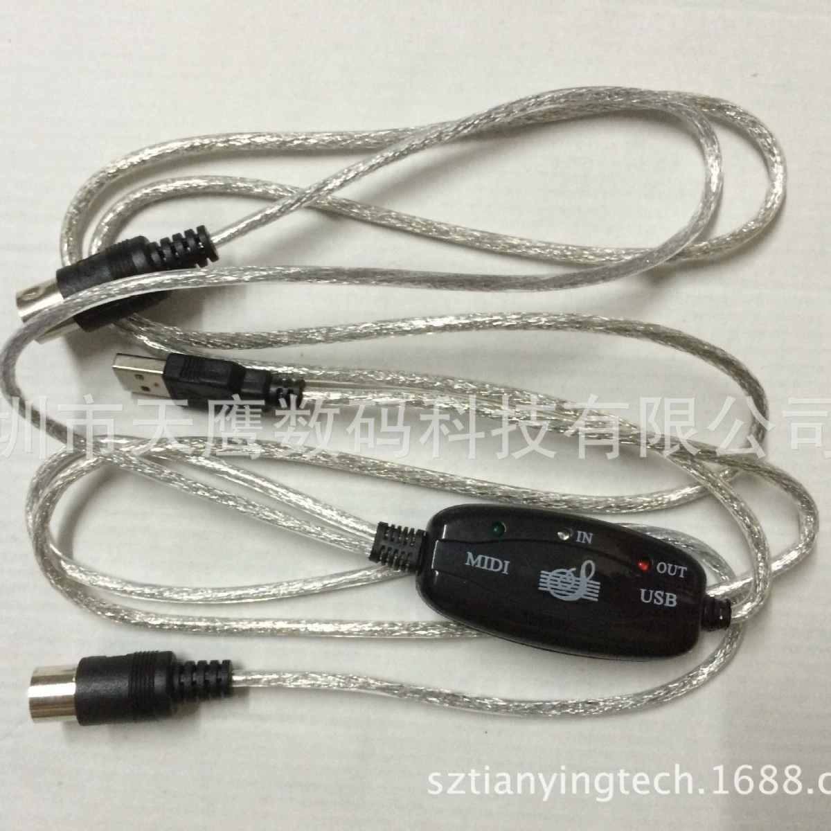 MIDI Line 5 -штырь музыка редактирование линии MIDI к USB линии электронное пианино USBMIDI линия