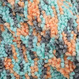 缎染雪尼尔拖把绒扎染鞭炮绒毛毛虫布珍珠绒家纺玩具沙发靠枕面料