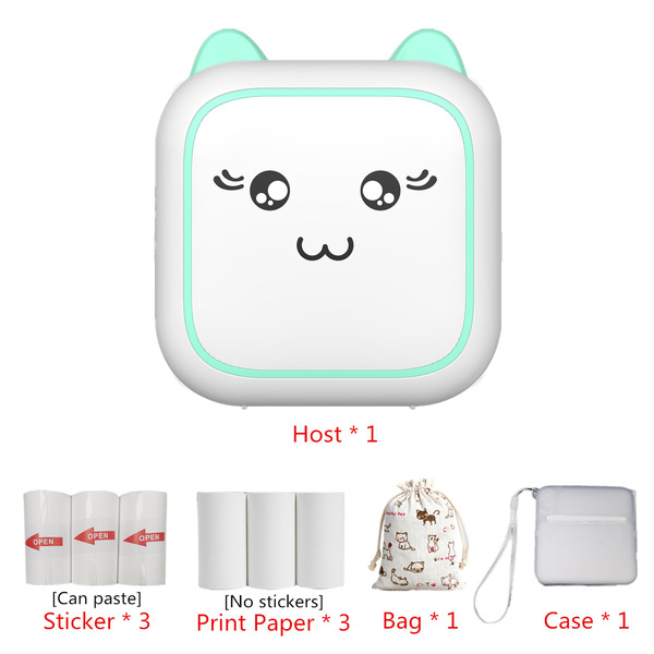 M5 blue+3 rolls of ten years paper+3 roll non -dry glue+cloth bag+protective cover