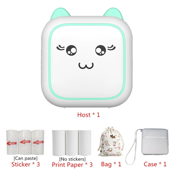 M5 blue+3 rolls of ten years paper+3 roll non -dry glue+cloth bag+protective cover