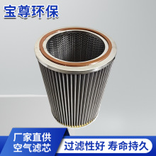 316L烧结毡空气滤芯折叠耐酸碱过滤器滤芯厂家