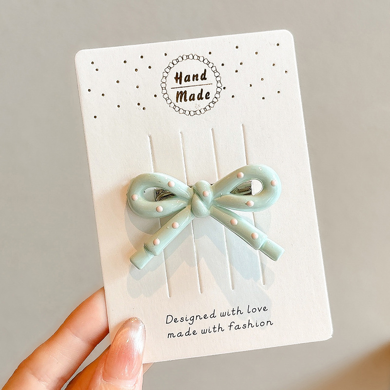 Crema ondulado punto arco clip para el cabello de la mujer adorable lateral cabello roto frisa clip de boca de pato clip para la niña clip para el cabello