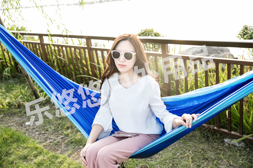300*200CM 라이트 블루와 사파이어 블루 하이 엔드 스트랩 모델