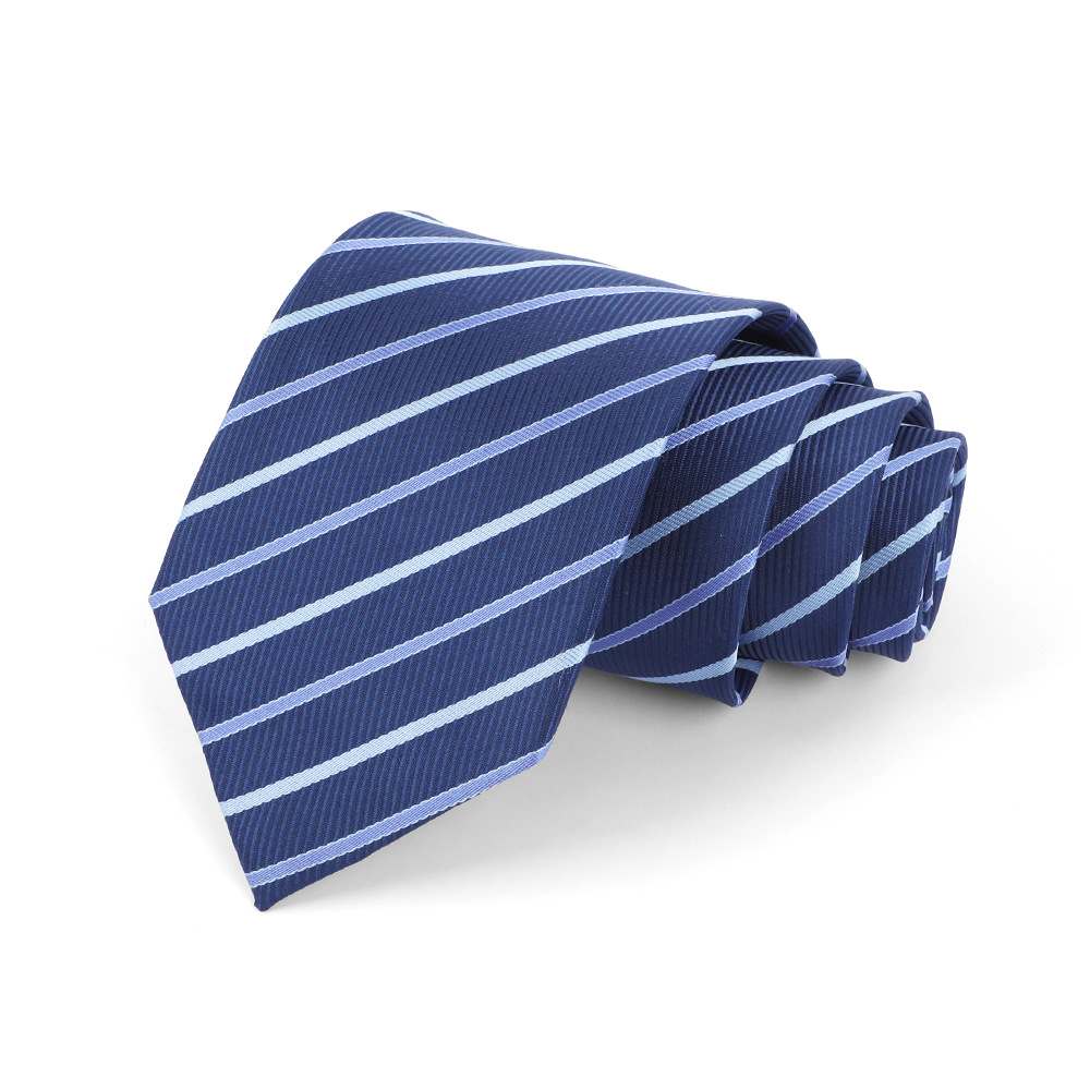 Corbata de hombre 8cm para hombre, bordado jacquard de alta calidad para hombre, corbata de negocios, corbata de seda de poliéster, fábrica al por mayor