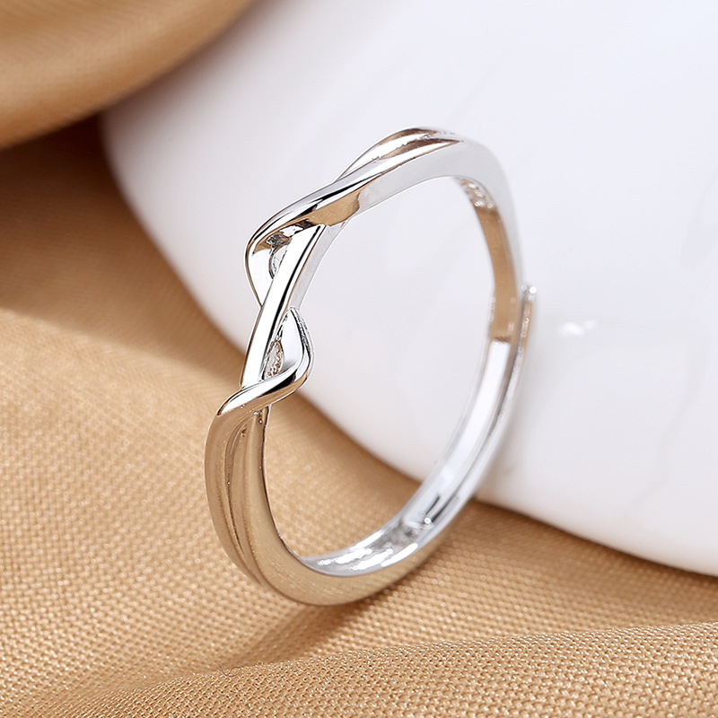 Sweet Waves Copper Open Ring In Bulk display picture 1