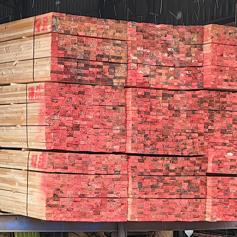 厂家直供木方白松木方建筑工地工程方木跳板条板板材专用木质