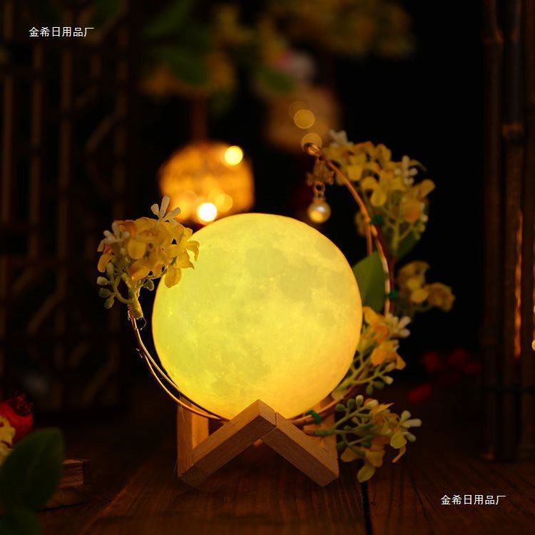 中秋挂件氛围月亮灯摆件中秋灯笼手工diy制作材料包儿童手提花灯|undefined