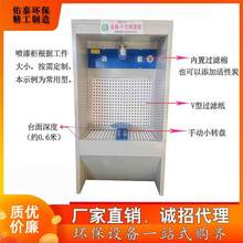 不锈钢喷漆干式喷漆柜小型实验室水帘柜喷漆台油漆喷涂箱生产厂家