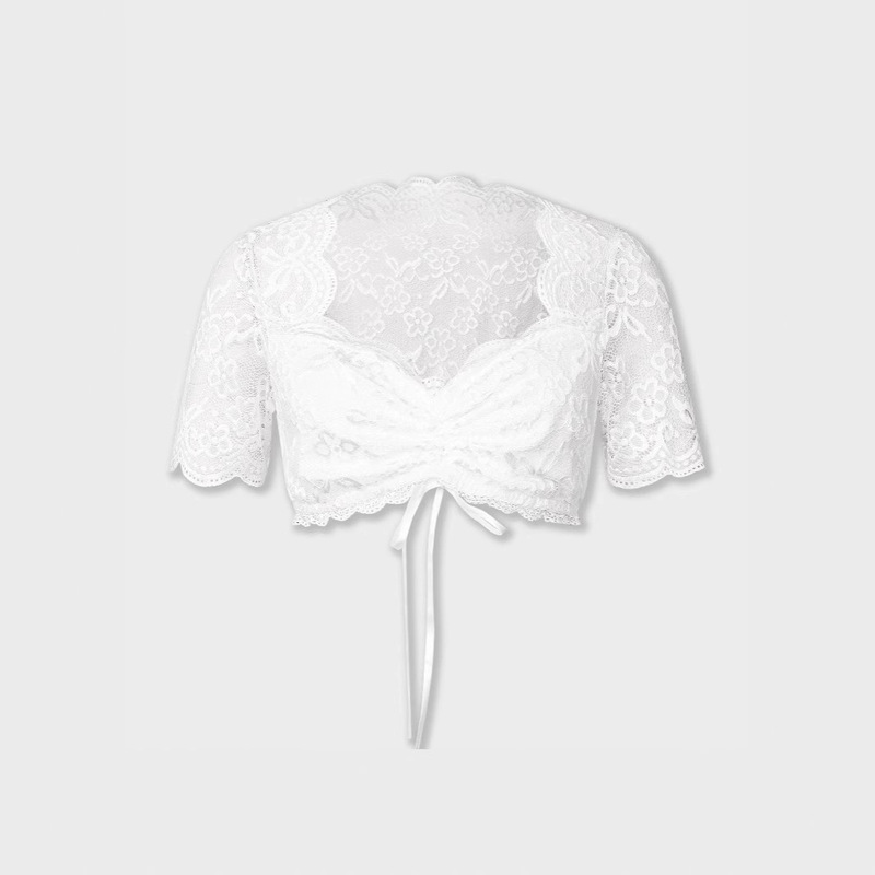 2025 Summer New Ladies Beer Festival Base Shirt Lace Bra Bundle Munich Festival Dress Shirt