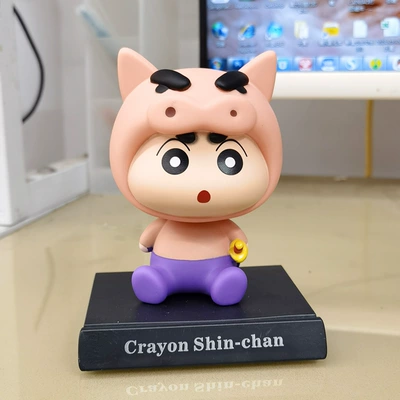 Car ornaments: Bobblehead Dolls, Car Interior - -shaking-head-pig-xiaoxin