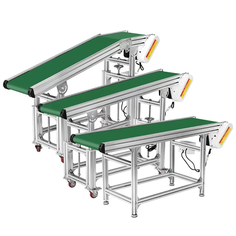 定制流水线输送带输送机皮带注塑机传送带爬坡传送机滚筒皮带式