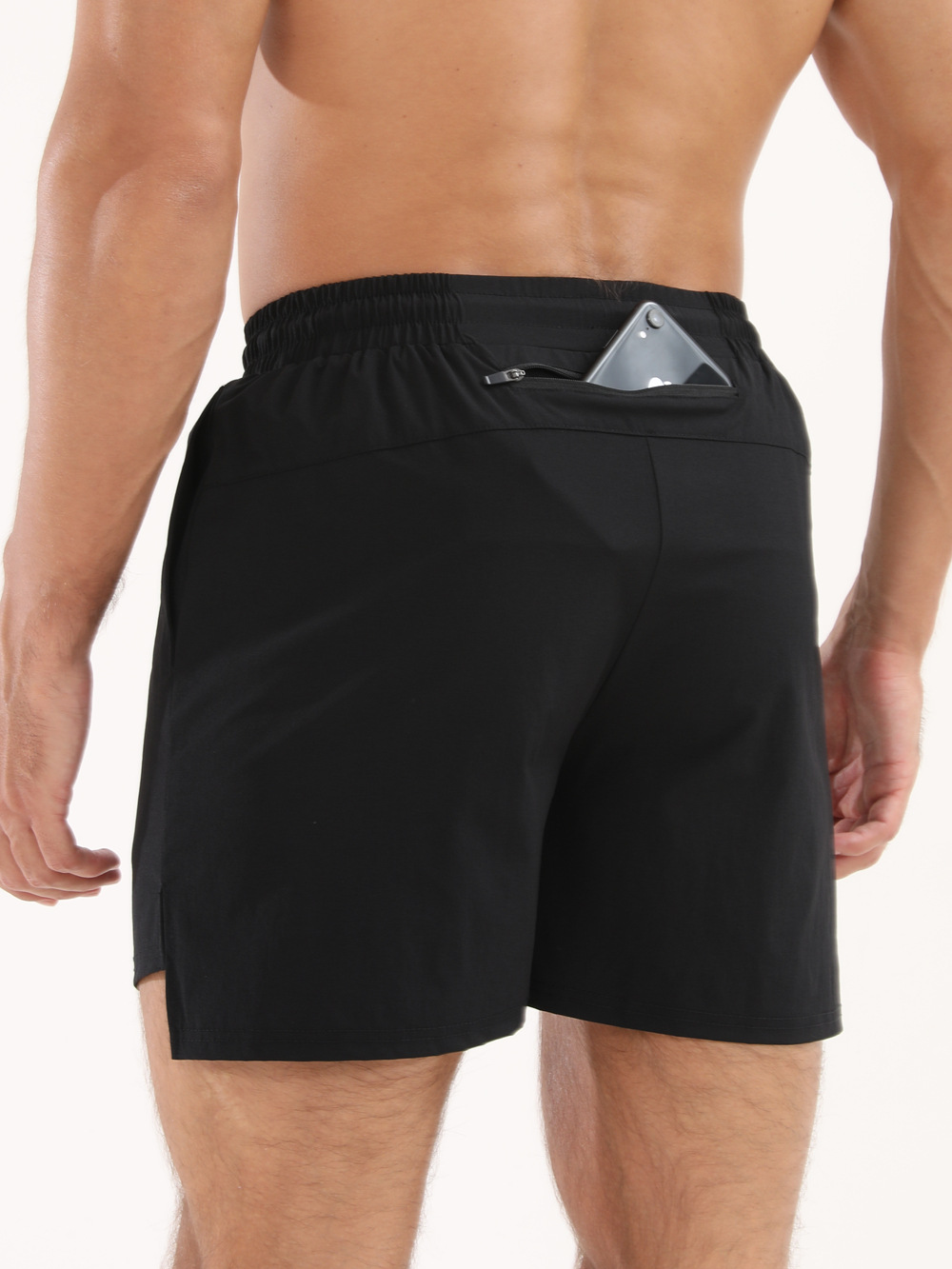 Pantalones cortos deportivos masculinos, ocio, moda, baloncesto, carrera, fitness, entrenamiento de secado rápido en verano, pantalones de cinco puntos de nylon transpirables