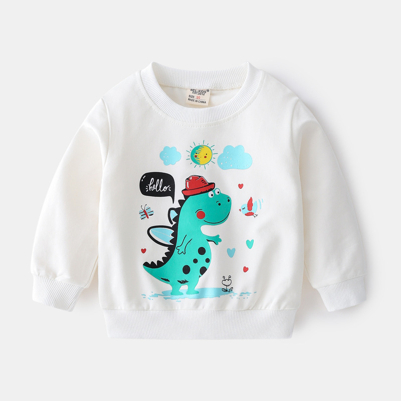 2022秋冬の新型子供服韓国版男女子供長袖tシャツの底のシャツがゆったりしています。|undefined