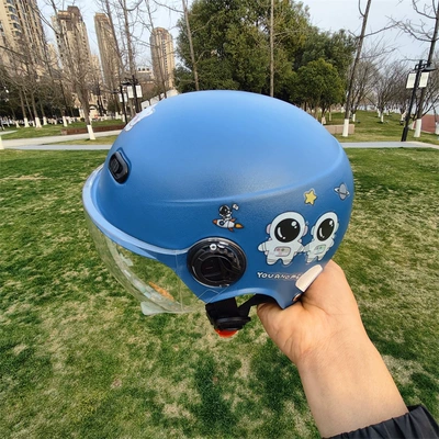old electric car motorcycle | Motosiklet kaskı (dəbilqə) - navy-blue-transparent-short-1-5-years-old-send-no-13-post-jz