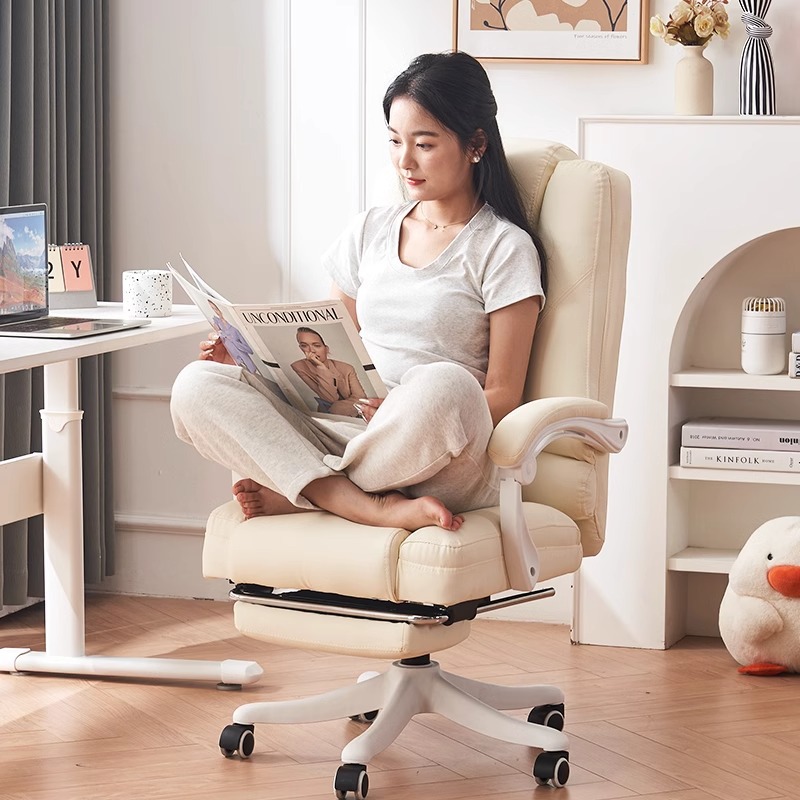 Silla de computadora, hogar, sedentario, cómoda silla giratoria, silla de dormitorio para niñas, silla de escritorio para estudiantes universitarios, silla de oficina elevable image 4