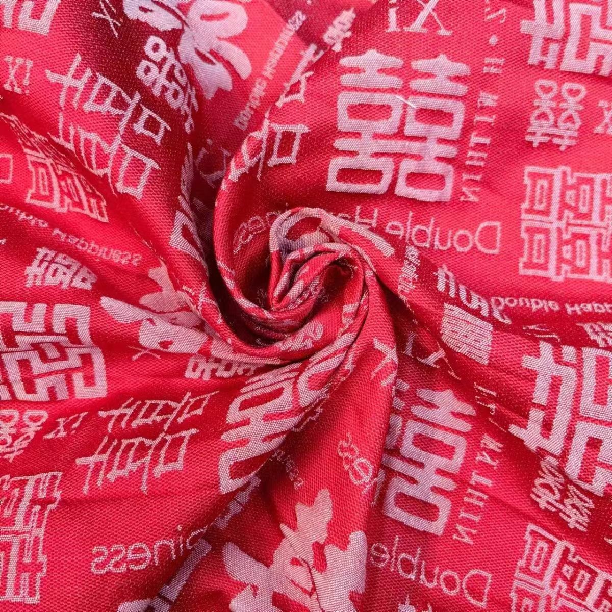 Bodas festivas tela de mesa doble caracter explosivo embalaje de boda bolsas de caramelo de boda doble tela de caramelo