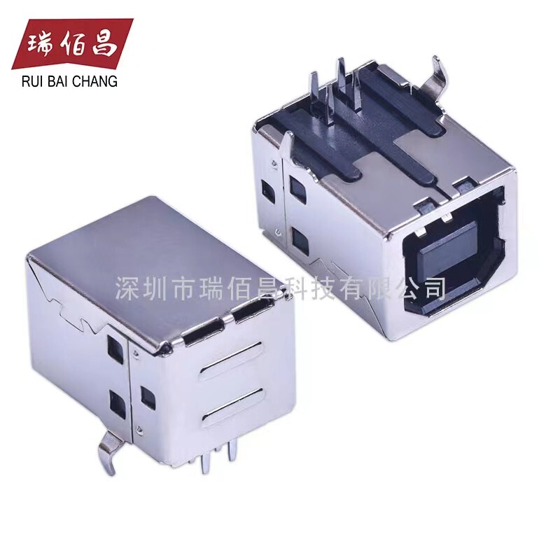 USB-B type base USB square mouth printing socket printer line with 10 USB female heads