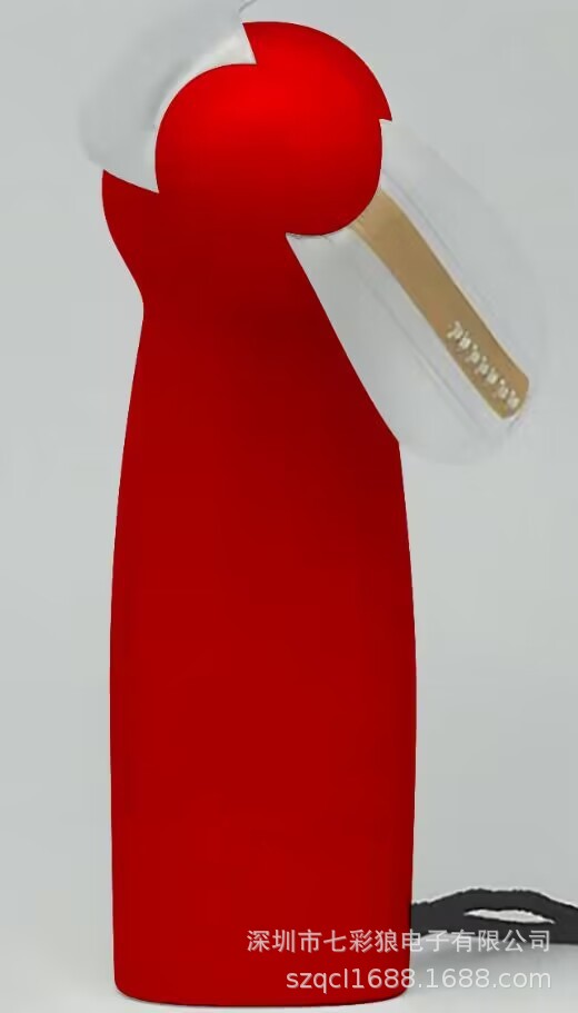 Ventilador de palabras intermitentes Regalos publicitarios de verano LED con palabras Ventilador eléctrico luminoso de mano Mini ventilador pequeño