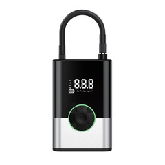 Cross-border mini portable car air pump multi-function handheld car air pump wireless digital display emergency air pump