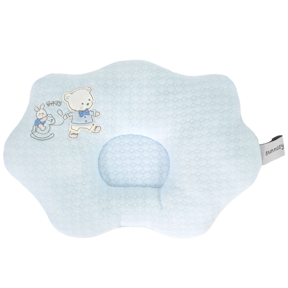 Corrección infantil anti-migraña almohada de forma, bebé calmar animales bordados almohada de lactancia, almohada recién nacida transfronteriza