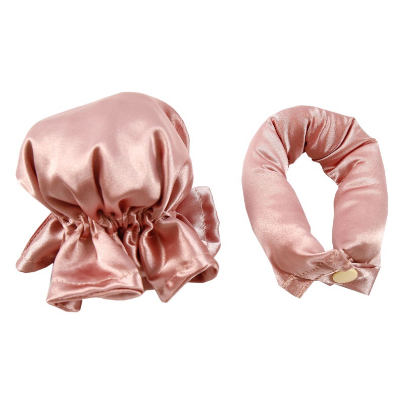 European and American Tiktok New Curling Iron Bun Bons Curling Mask Set Big Wave Sleep Lazy Curling Accessories