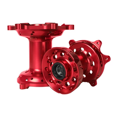CRF hub bearing front and rear wheel modified drum core domestic/imported bearing cross-country motorcycle modified parts (Motorcycle wheel hub) - crf-wheels-new-front-and-rear-wheels-red-hub-010201-1