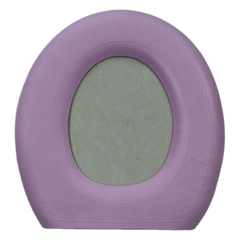 Cojín de asiento de inodoro EVA adhesivo Four Seasons universal de secado rápido anti-fouling cojín de asiento de inodoro EVA impermeable suave cojín de asiento de inodoro