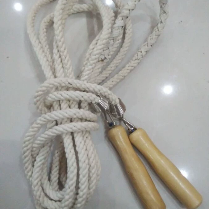 Групповая веревка для нескольких человек, прыгающая из утолщенного износостойкого хлопка и пеньковой веревки, прыгающая через групповую фитнес-веревку, школьники, коллективная скакалка