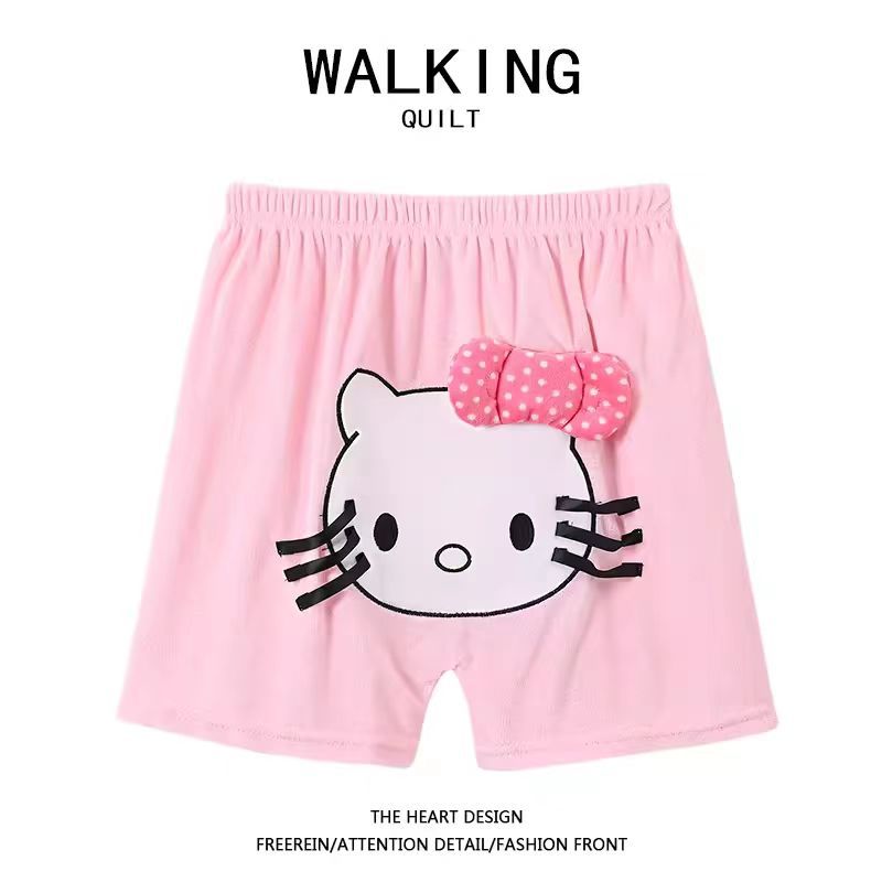 KT 고양이반바지 크리스탈벨벳