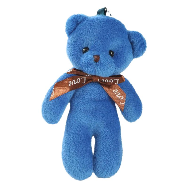 Цельный кулон с медведем, плюшевый мишка, большой мишка, галстук-бабочка, брелок с медведем, кукла, плюшевая игрушка, трансграничная прямая продажа с фабрики